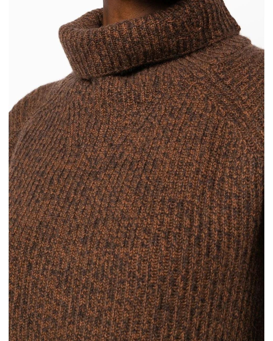 Rag & Bone Brown Pierce Cashmere Turtleneck Sweater
