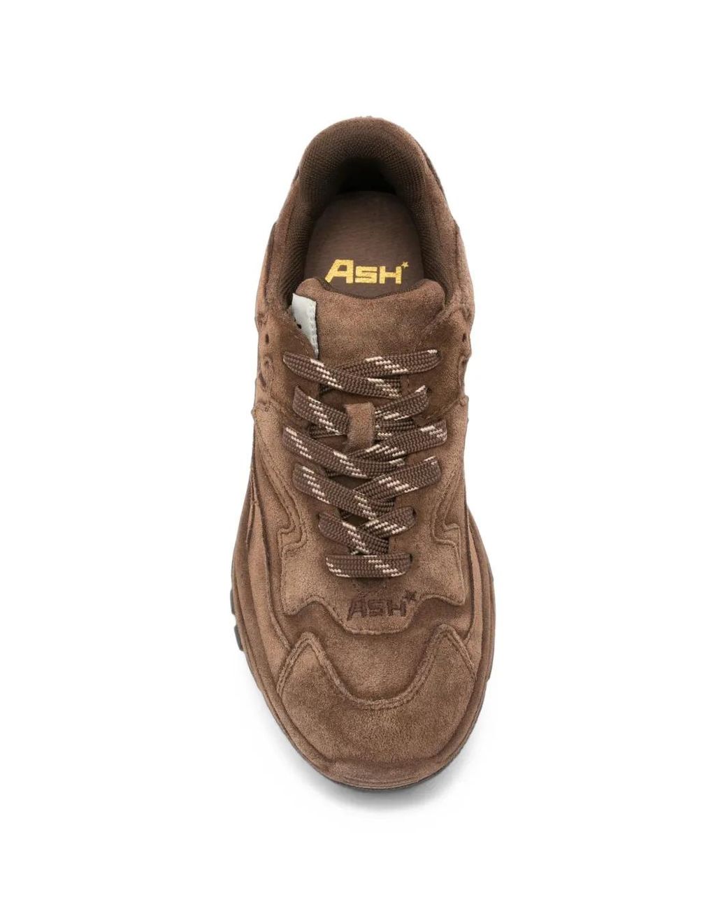 Ash Brown Addict Panelled Sneakers