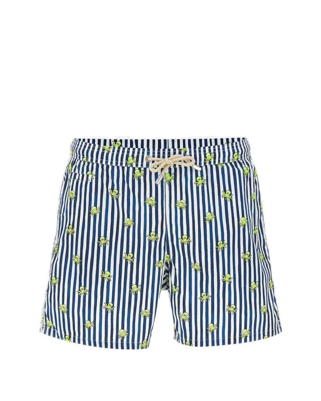 Mc2 Saint Barth Blue Polyester Lighting Micro Stretch for men