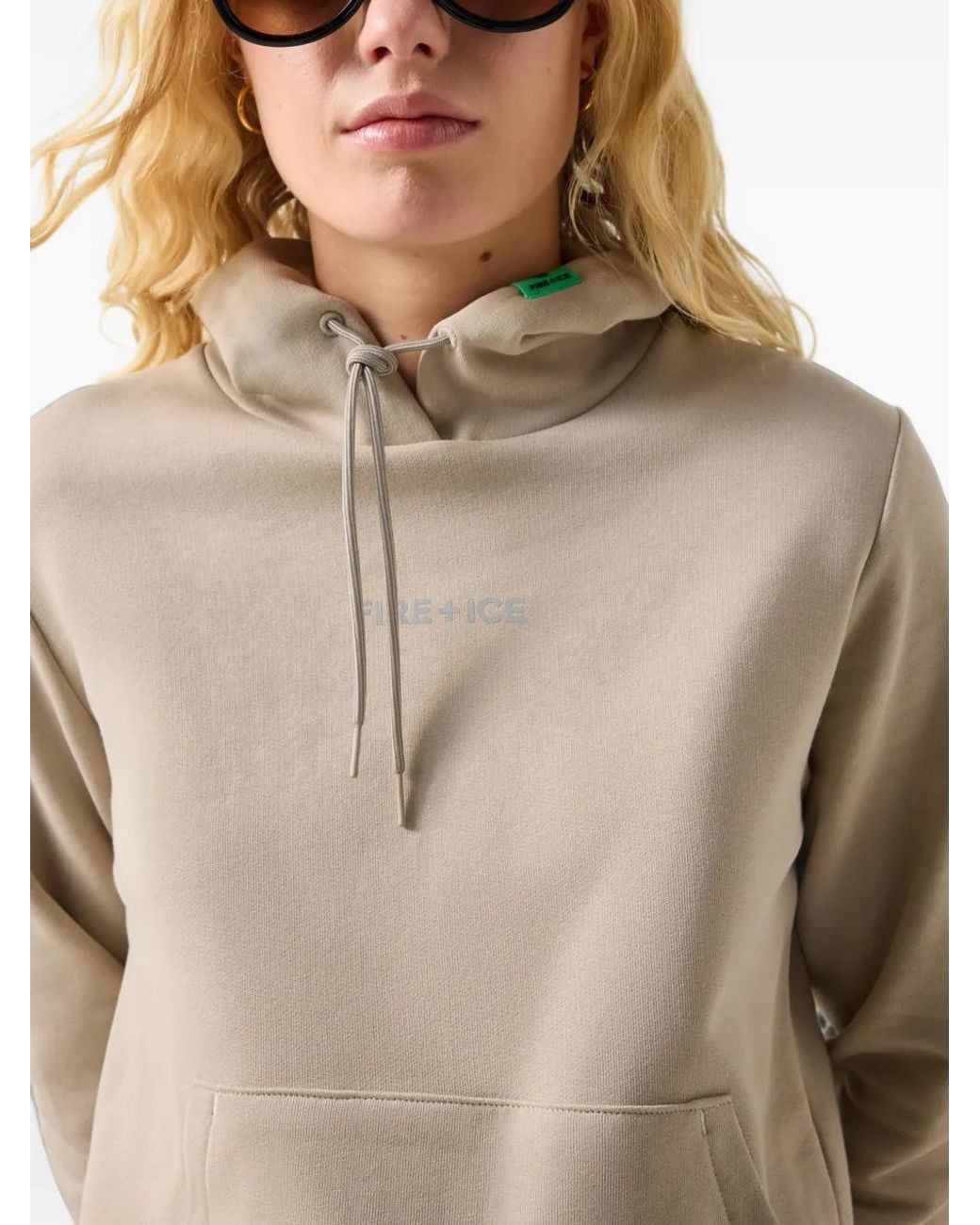 Bogner Fire + Ice Natural Hoodie Nila À Logo Imprimé