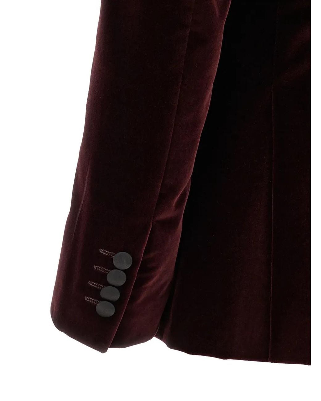 Pal Zileri Black Velvet Single-Breasted Blazer for men