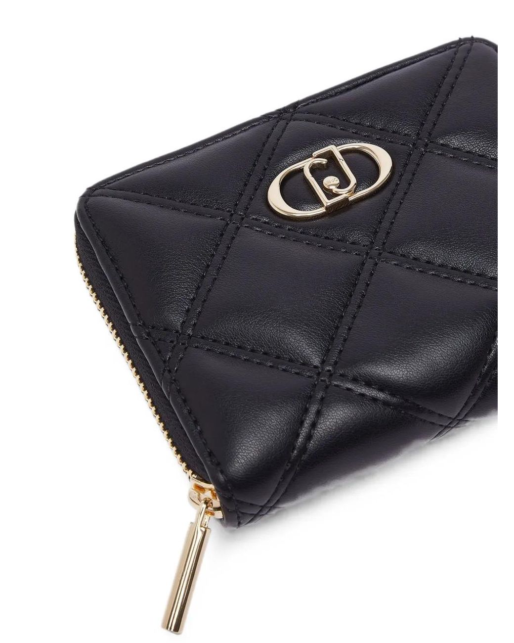 Liu Jo Black Small Quilted Wallet