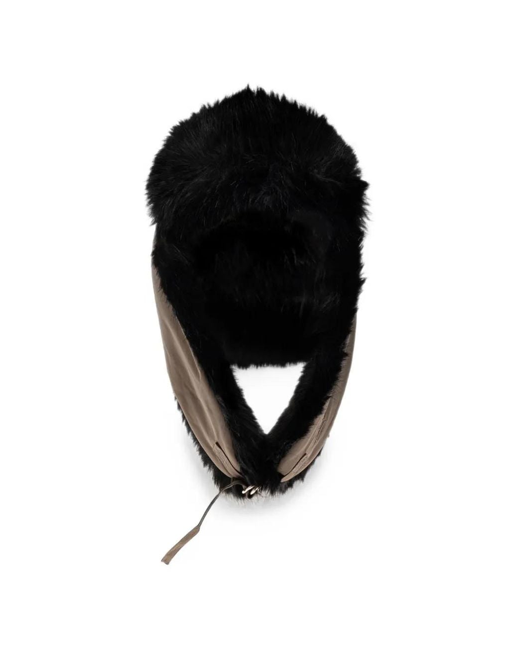 By Malene Birger Black Rolla Faux-Fur Trim Hat