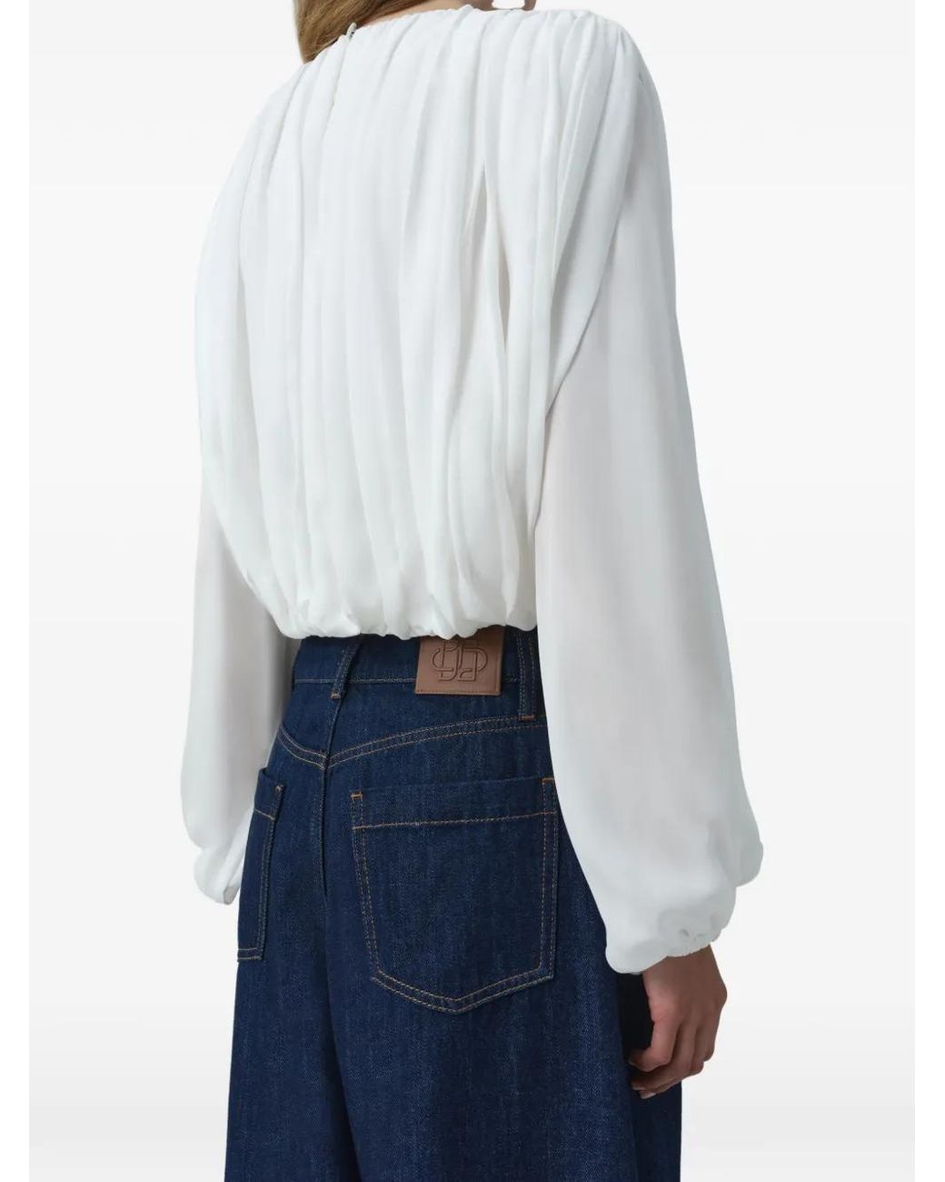 Blusa Frida di Jonathan Simkhai in White