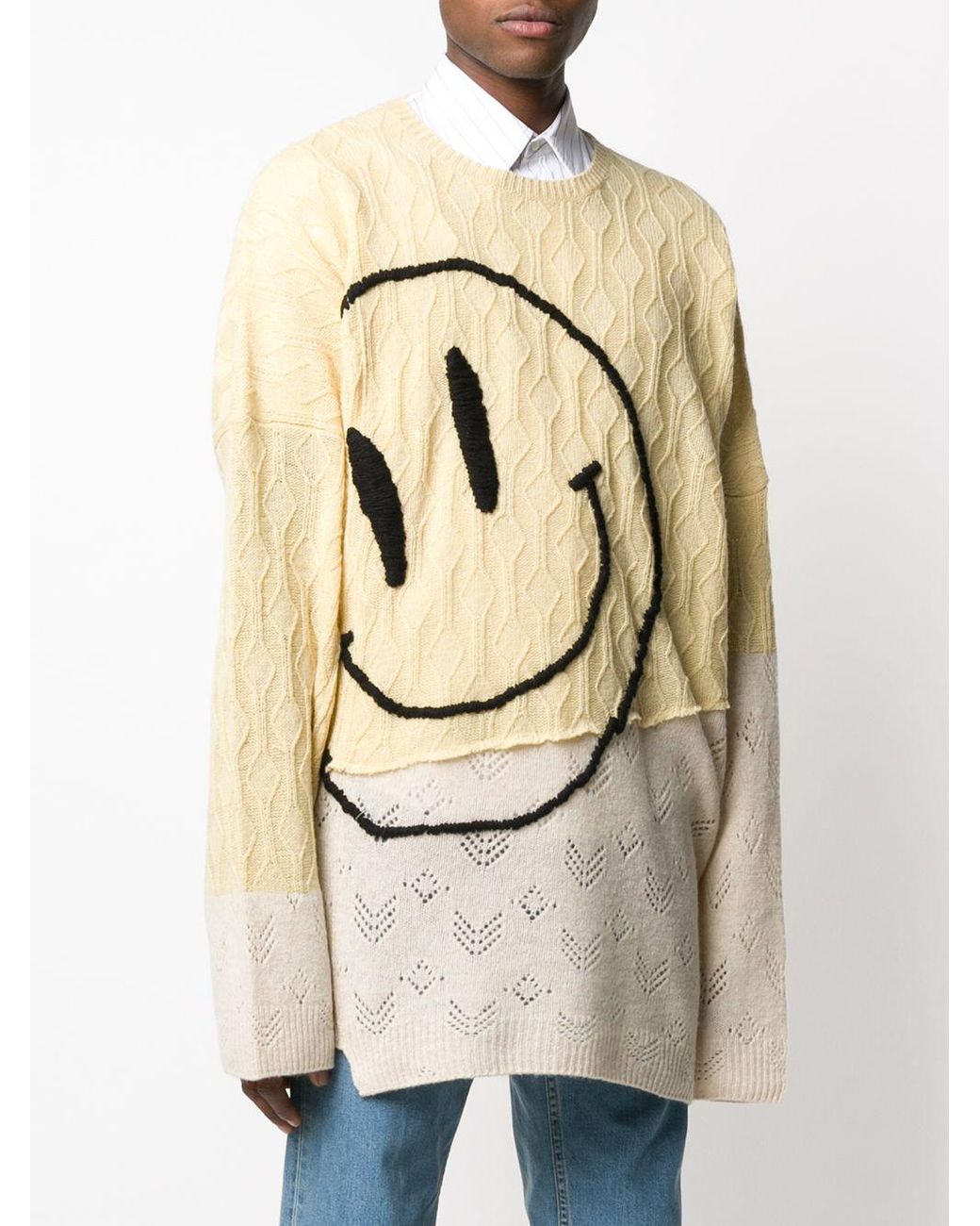 raf simons smiley sweater