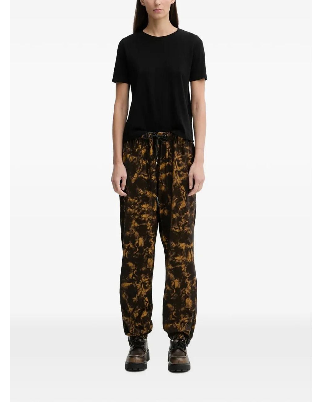 Rains Black Rain Drawstring Track Pants