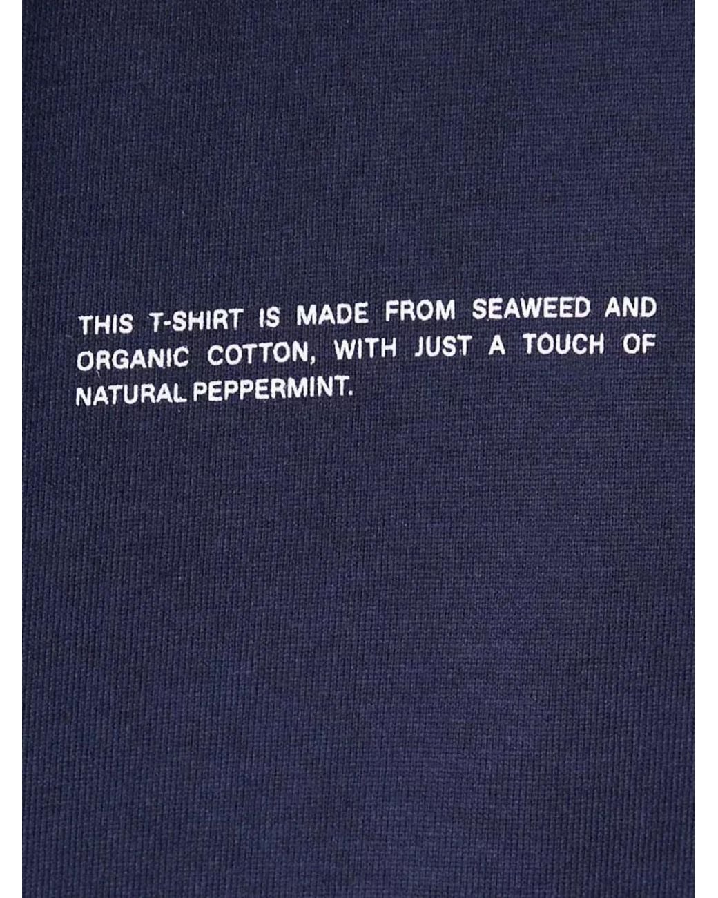 PANGAIA Blue T-Shirt À Imprimé Graphique