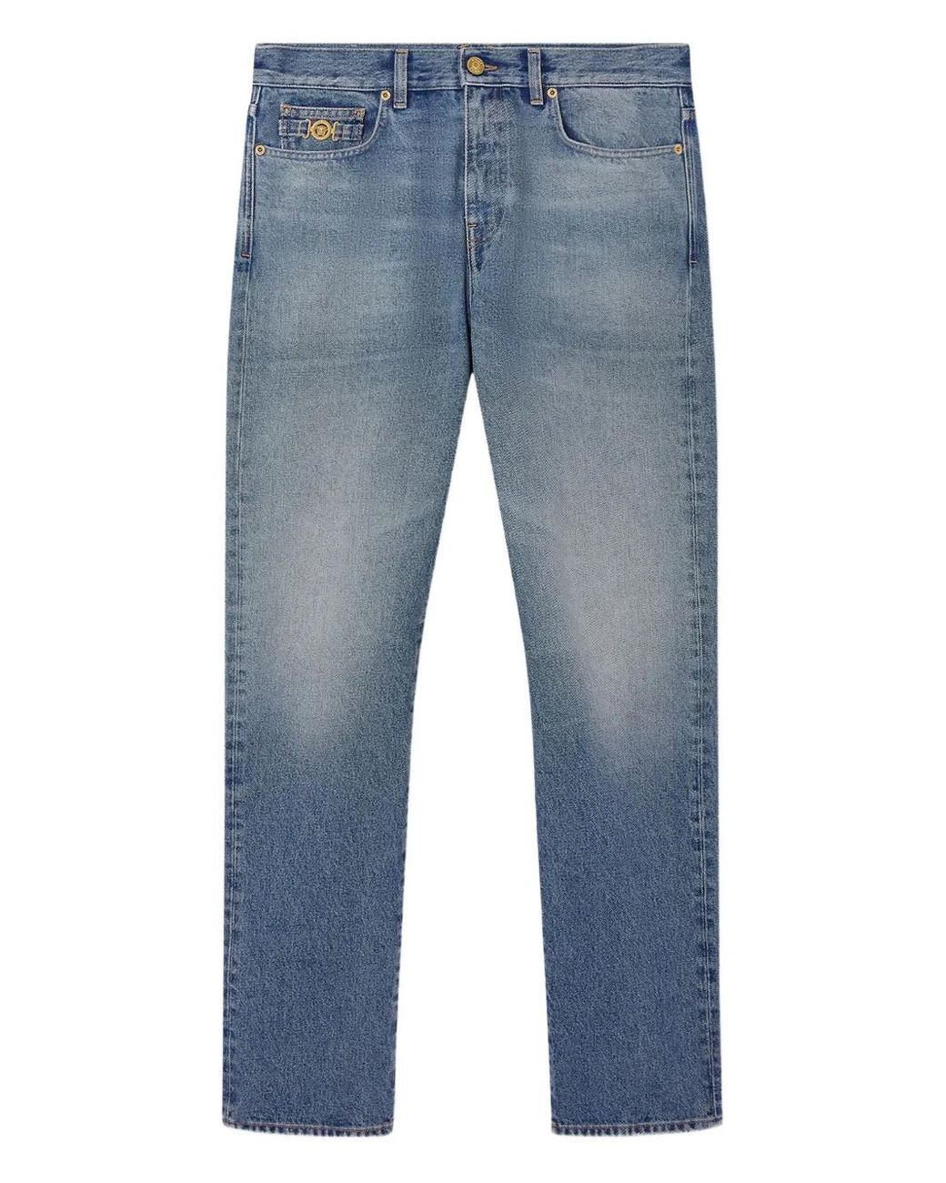 Versace Blue Medusa Biggie Jeans for men