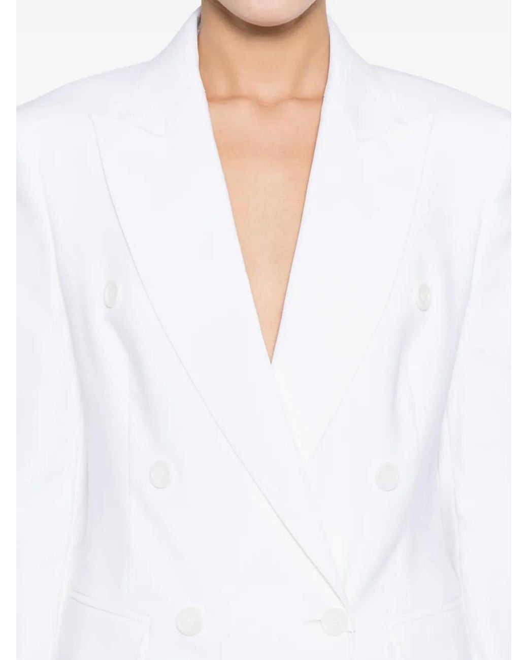 Max Mara White Cotton Jacket