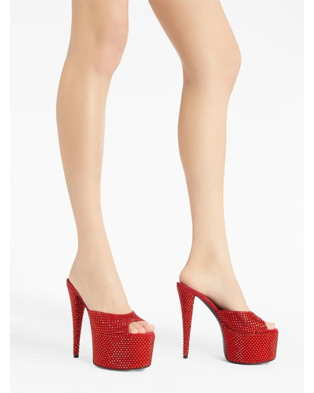 Giuseppe Zanotti Red Sandals
