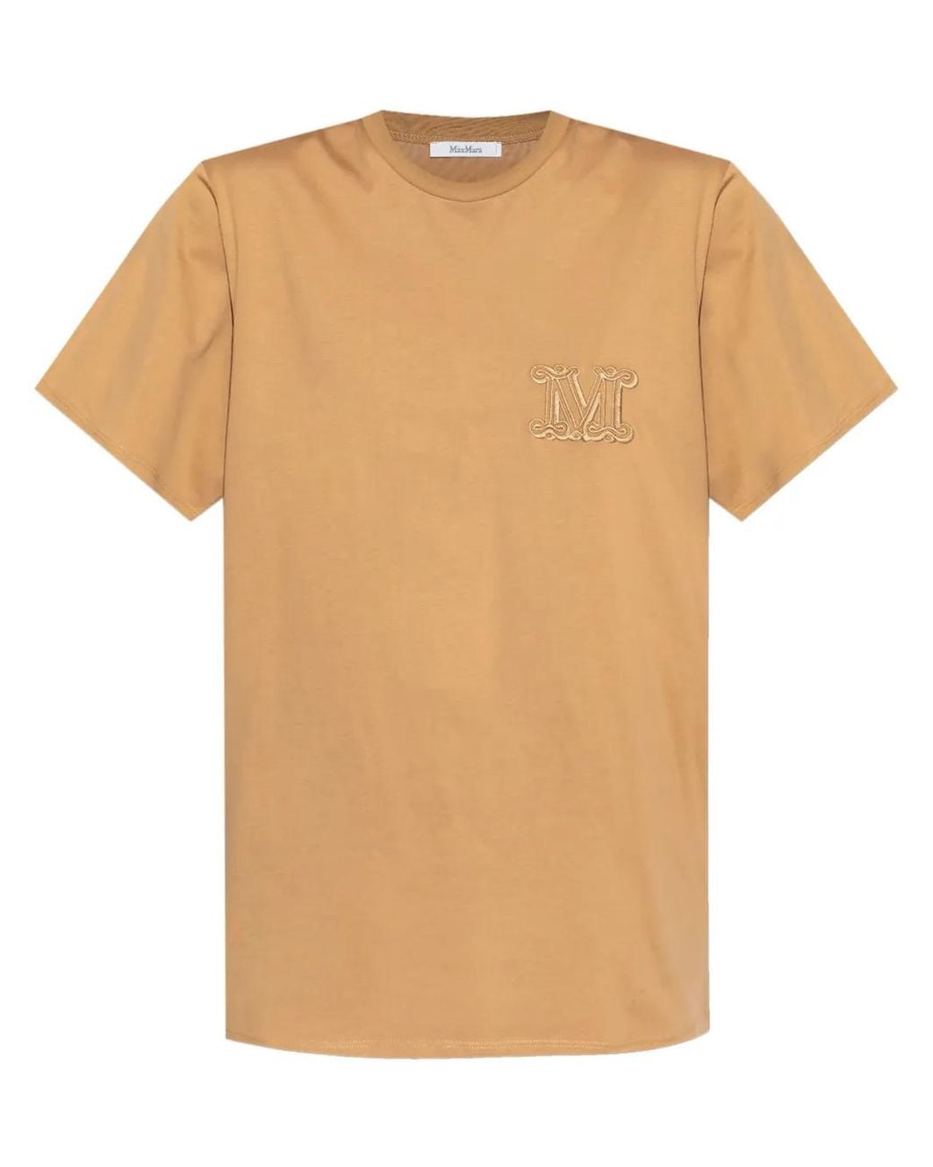 Max Mara White T-Shirts And Polos Camel