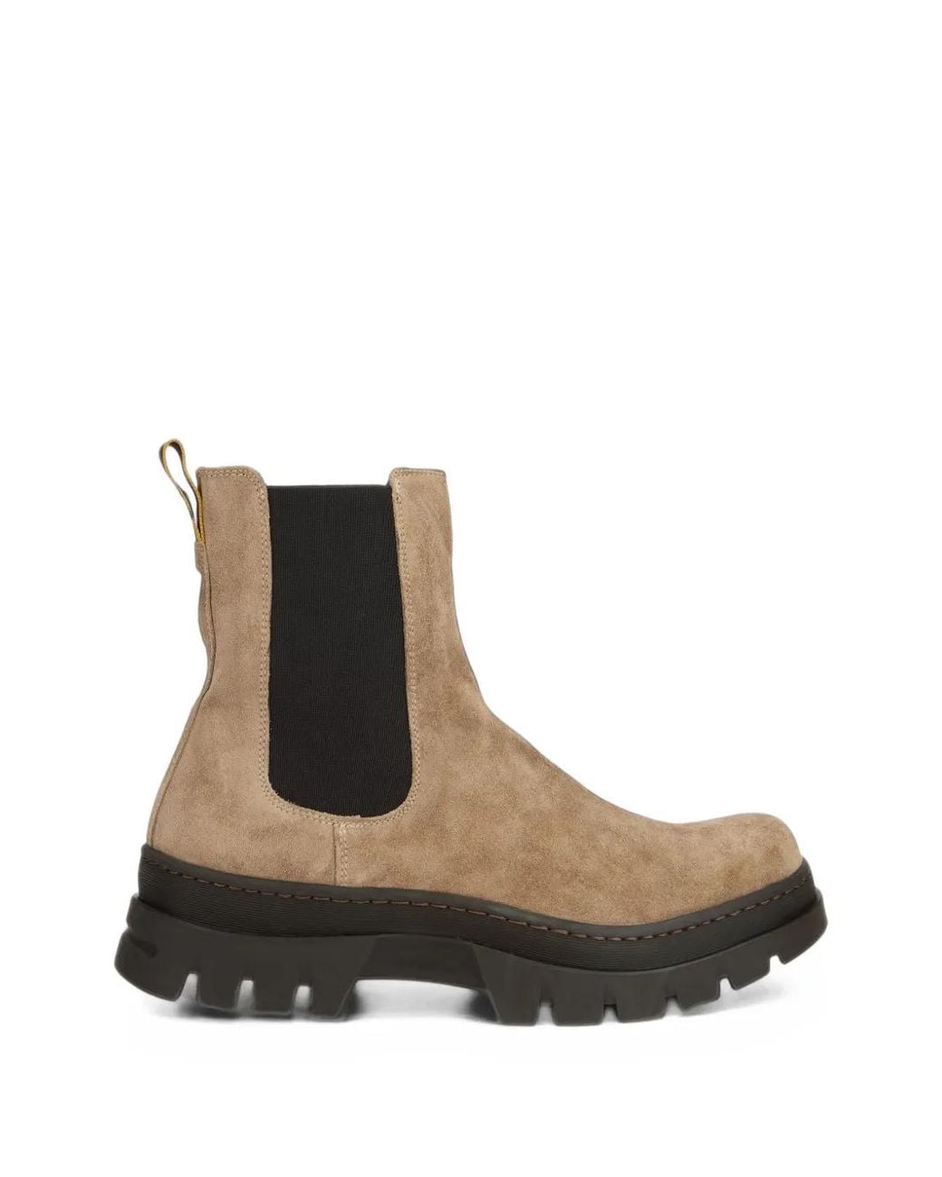 Moorer Brown Morisot-P5 Suede Chunky-Sole Boots