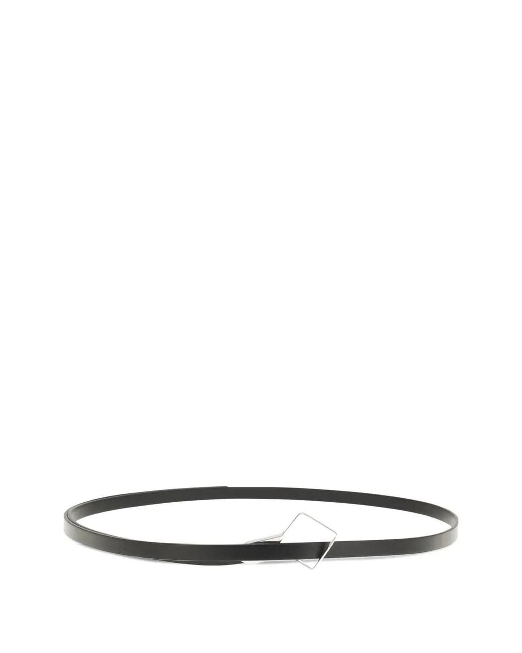 The Row White Rhombe Leather Belt