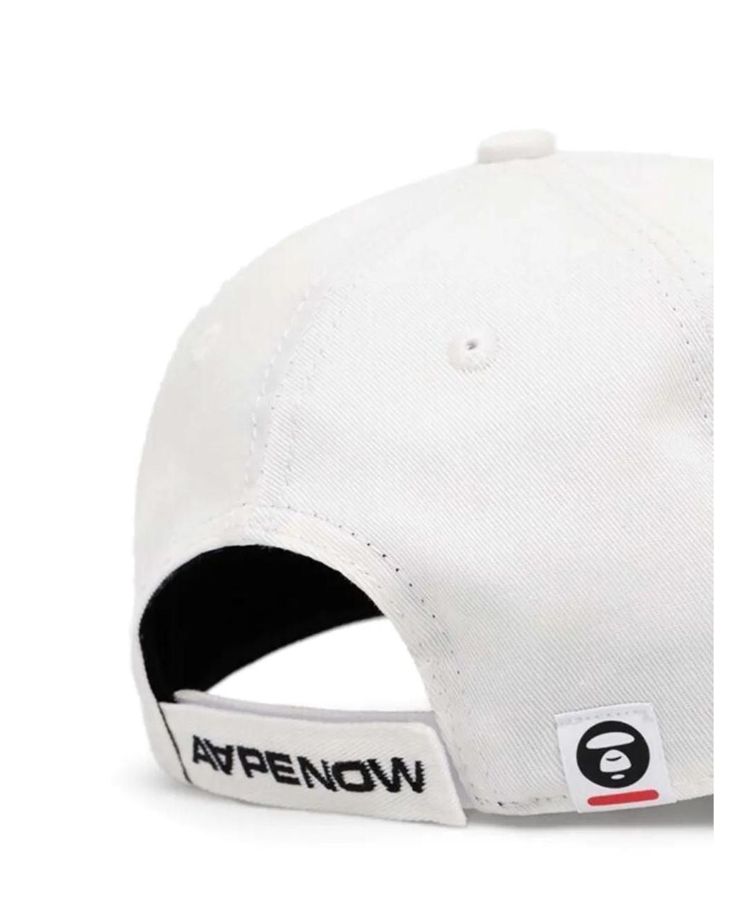 Aape By A Bathing Ape White Logo-Patch Cap for men