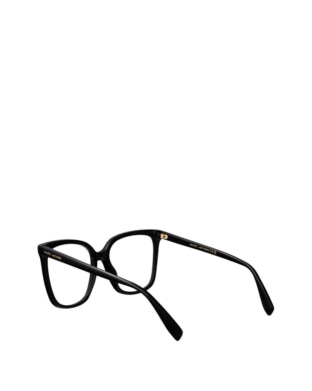 Marc Jacobs Black Rectangle Logo Glasses