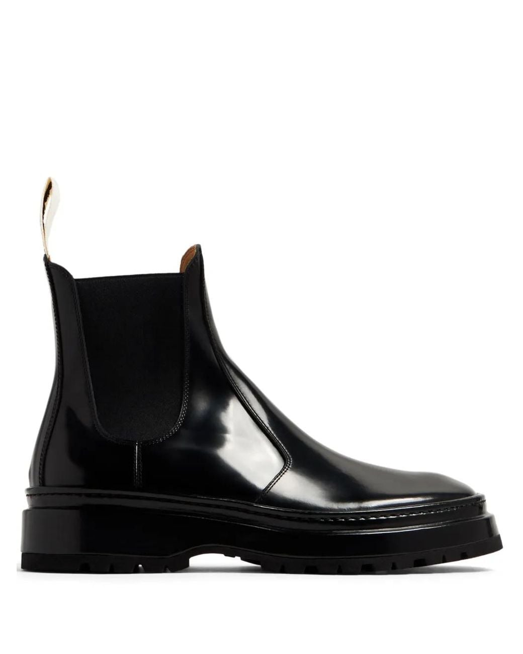 Jacquemus Black Les Chelsea Pavane Leather Bootie