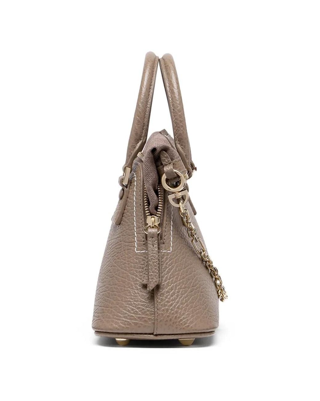 Maison Margiela Metallic 5Ac Classique Leather Tote Bag