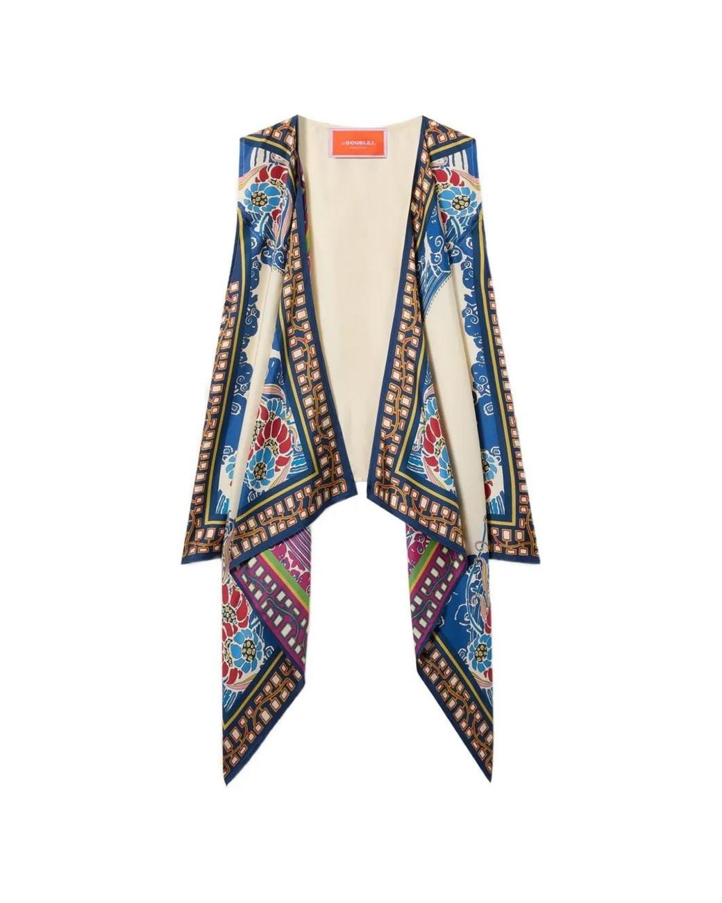 LaDoubleJ Blue Scarf Gilet