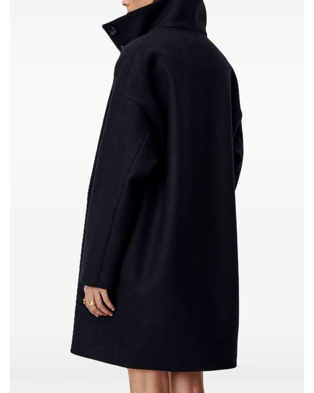Sessun Blue Paradise High-Neck Coat