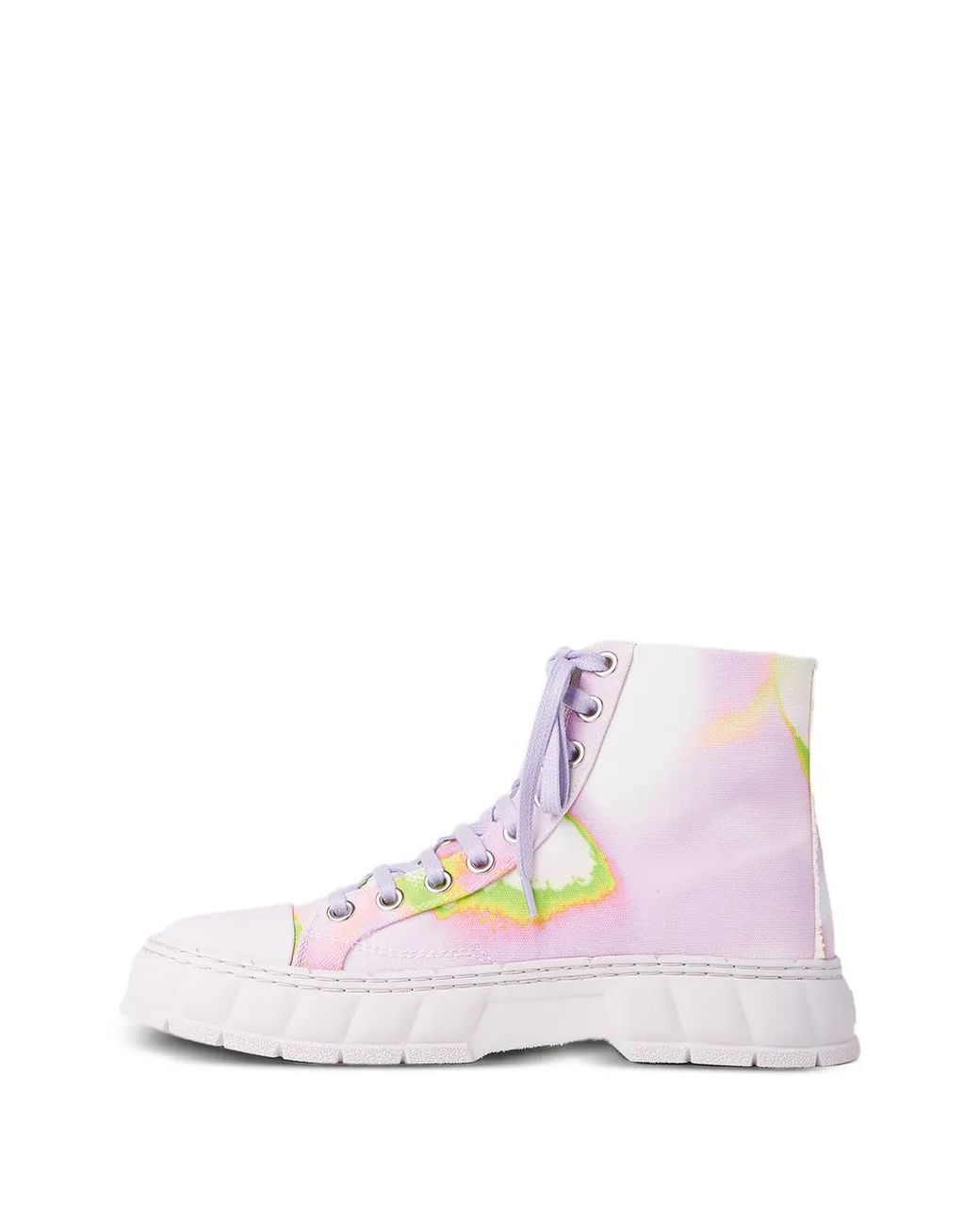 Viron Pink Logo-Print High-Top Sneakers