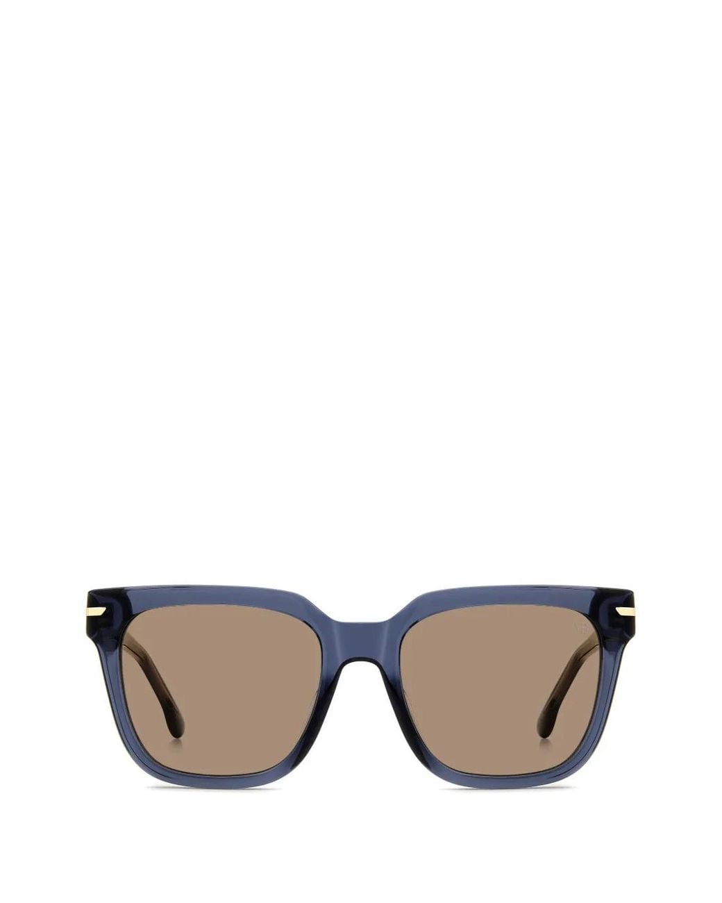 Victoria Beckham Gray Square-Frame Sunglasses