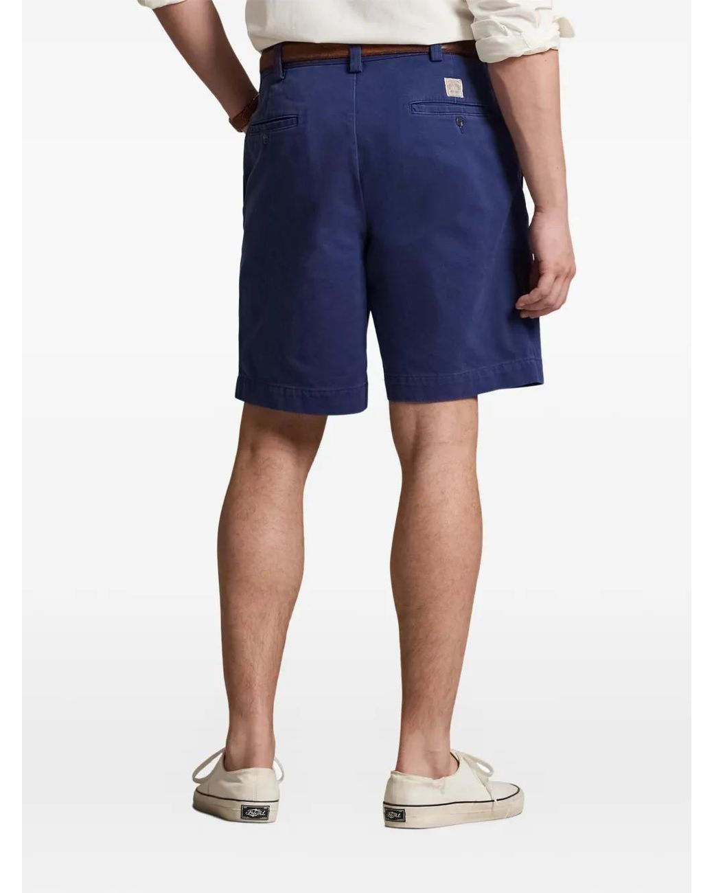 Polo Ralph Lauren Blue Twill Shorts for men