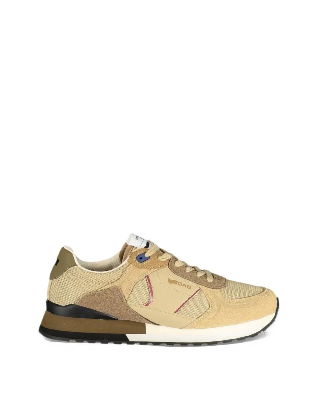 Gas Sneakers Mit Einsätzen in White für Herren