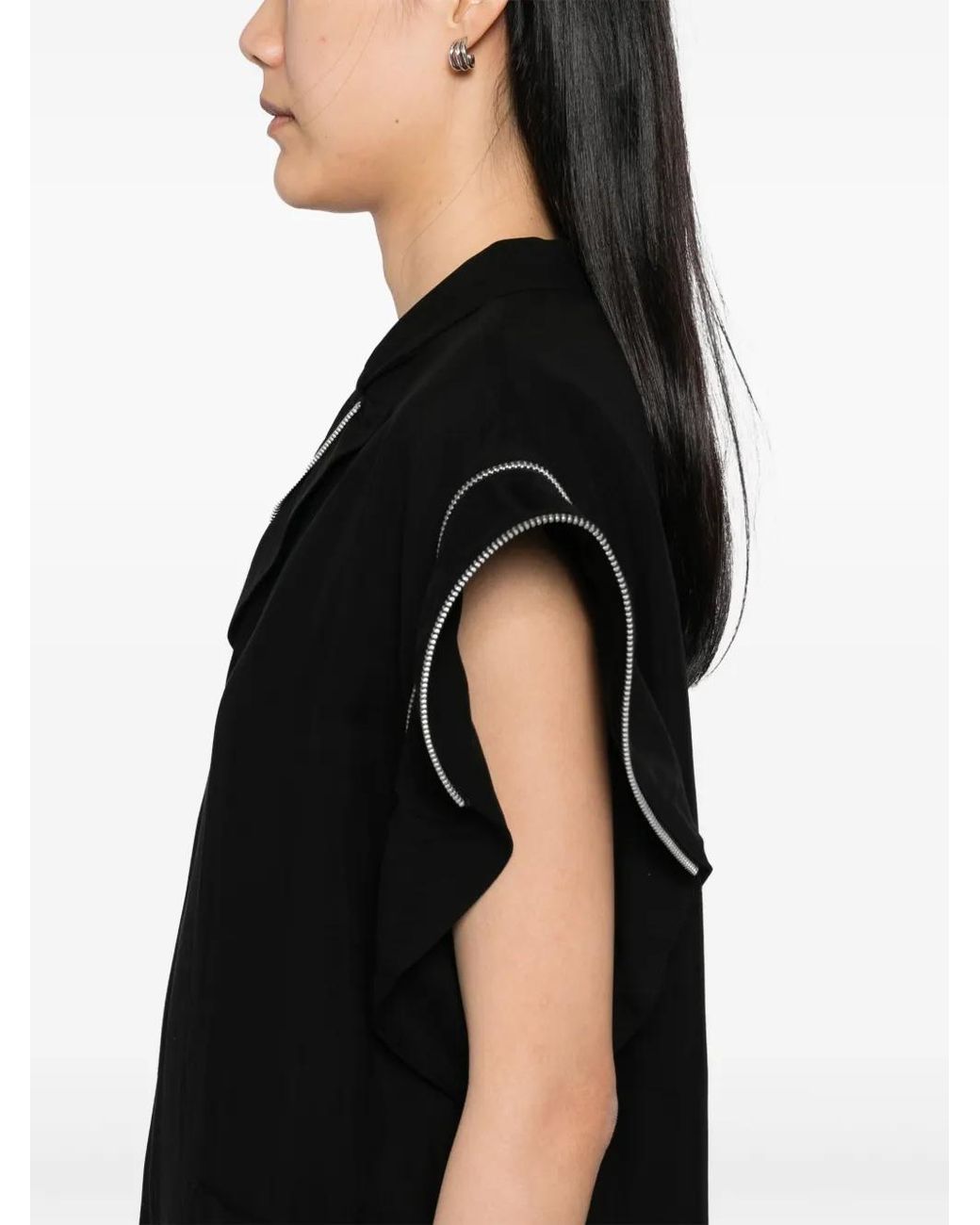 Camicia Con Zip di Limi Feu in Black