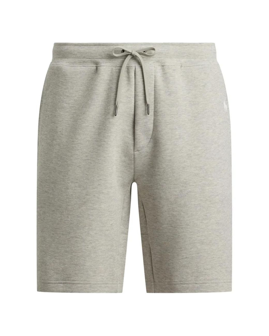 Polo Ralph Lauren Gray Short Double En Maille Brodé for men