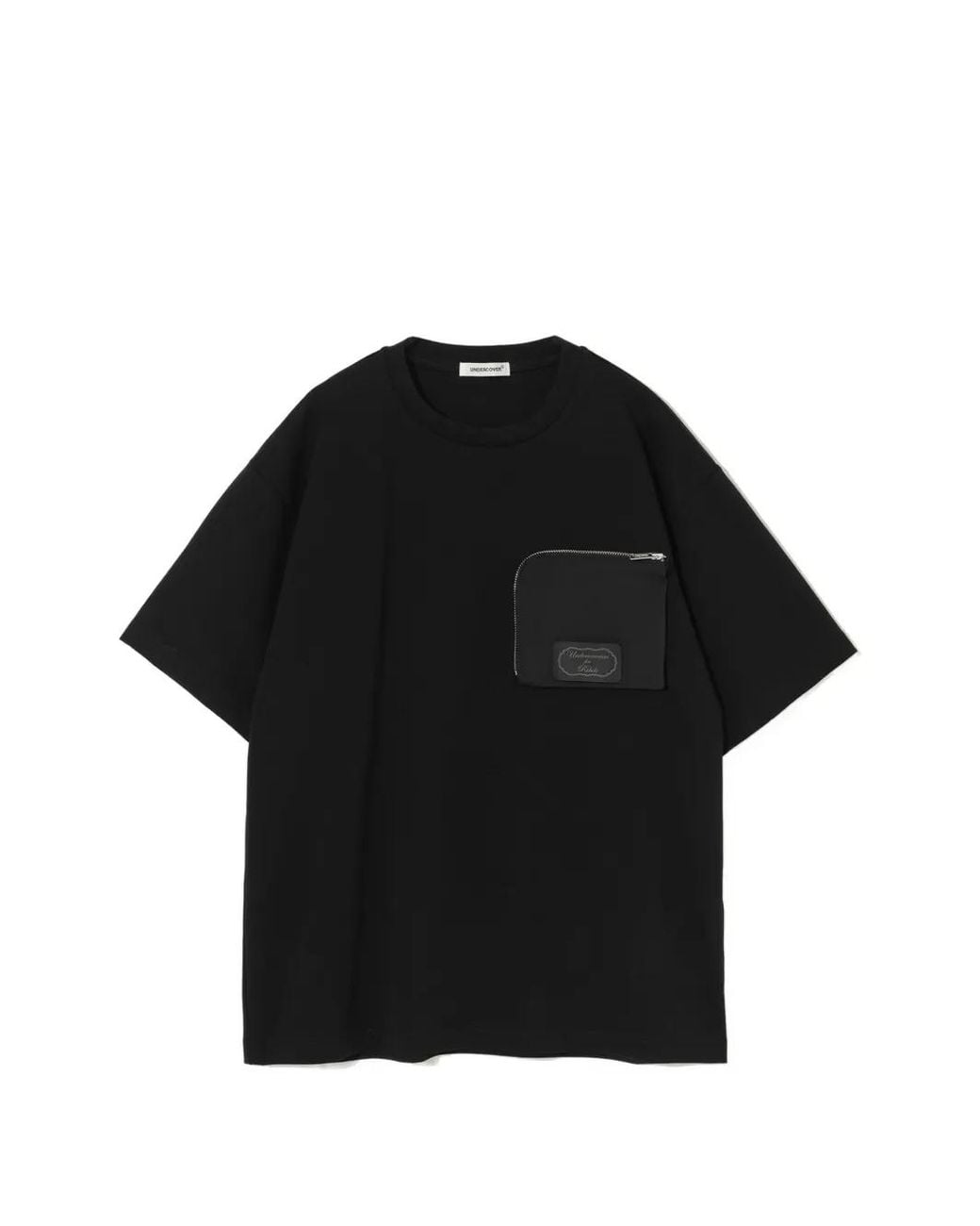 Undercover Black Zipped-Pocket T-Shirt for men