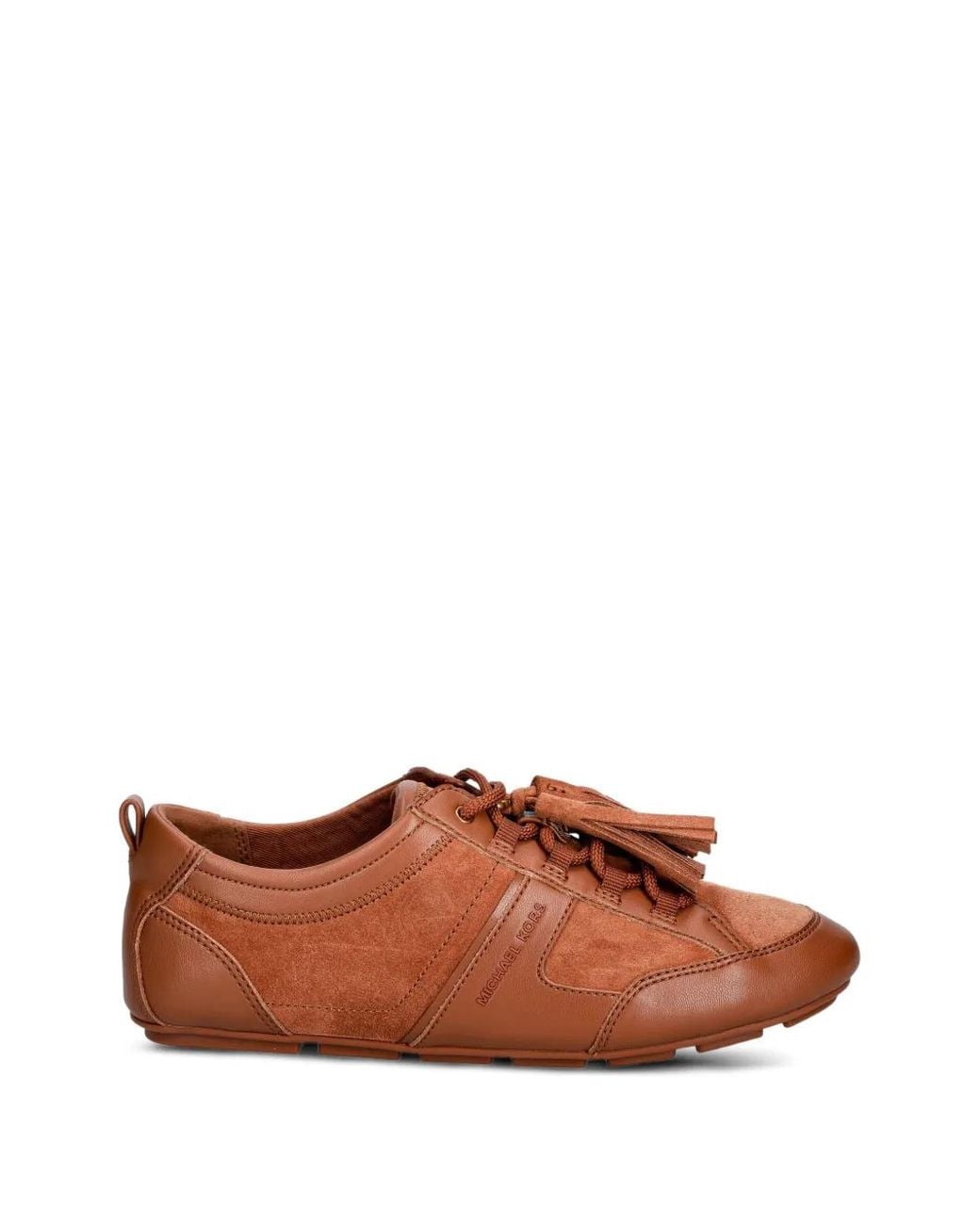 MICHAEL Michael Kors Brown Keely Tassel Suede Trainers