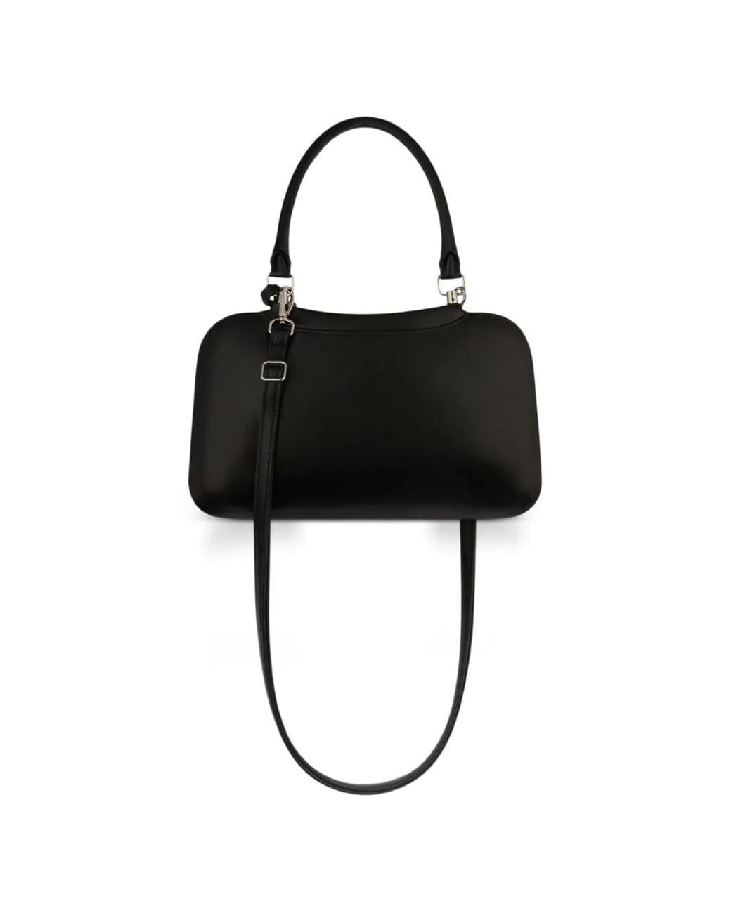 Courreges Black Small Shadow Handbag