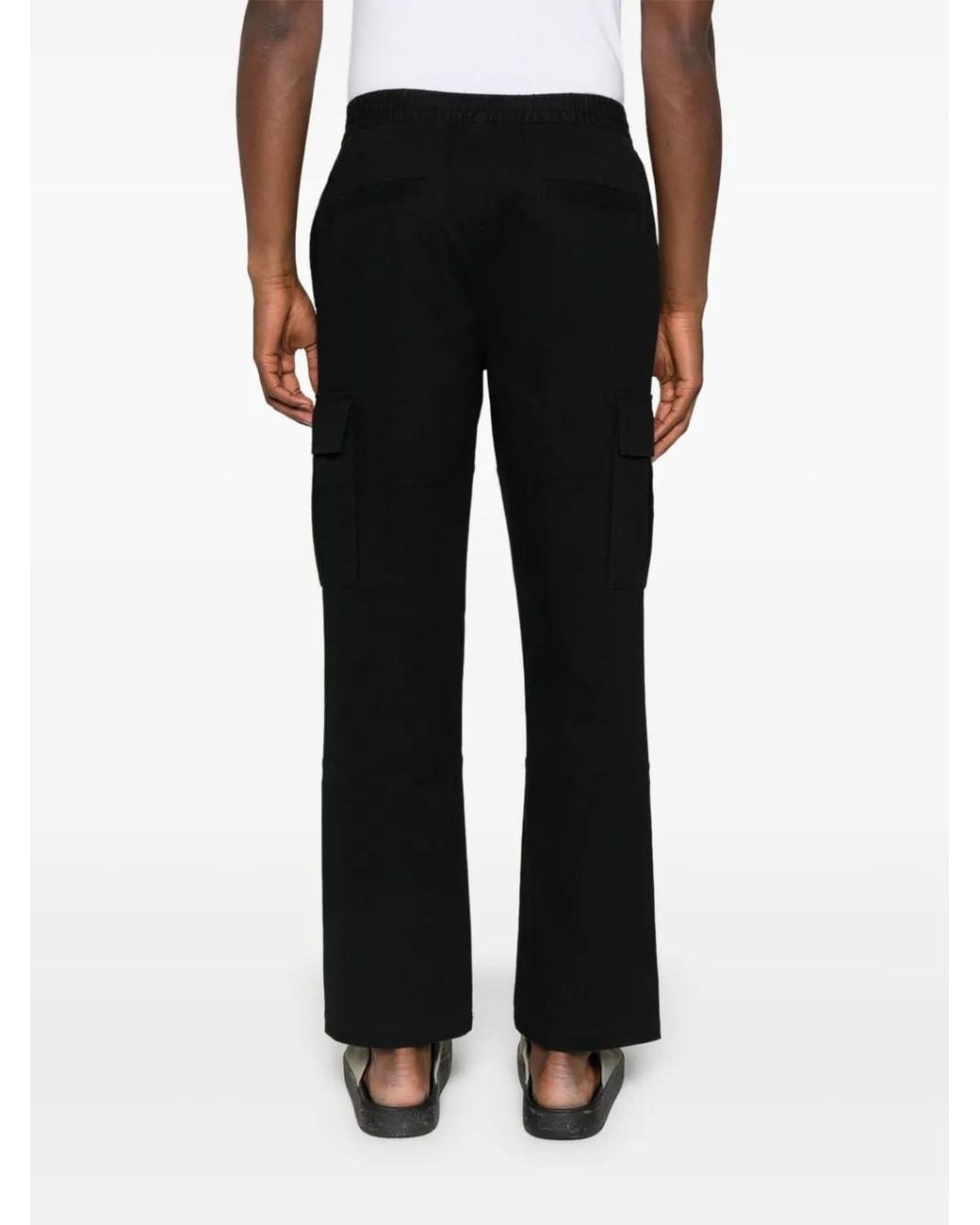 Represent Black Straight Trousers for men