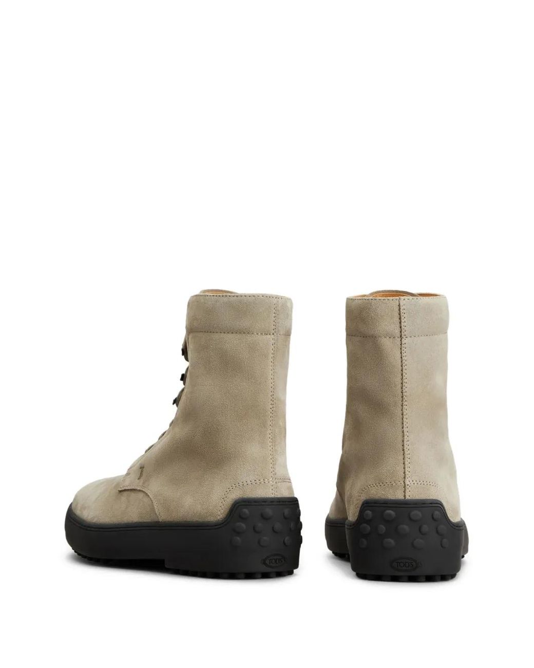 Tod's Brown Winter Gommino Ankle Boots for men