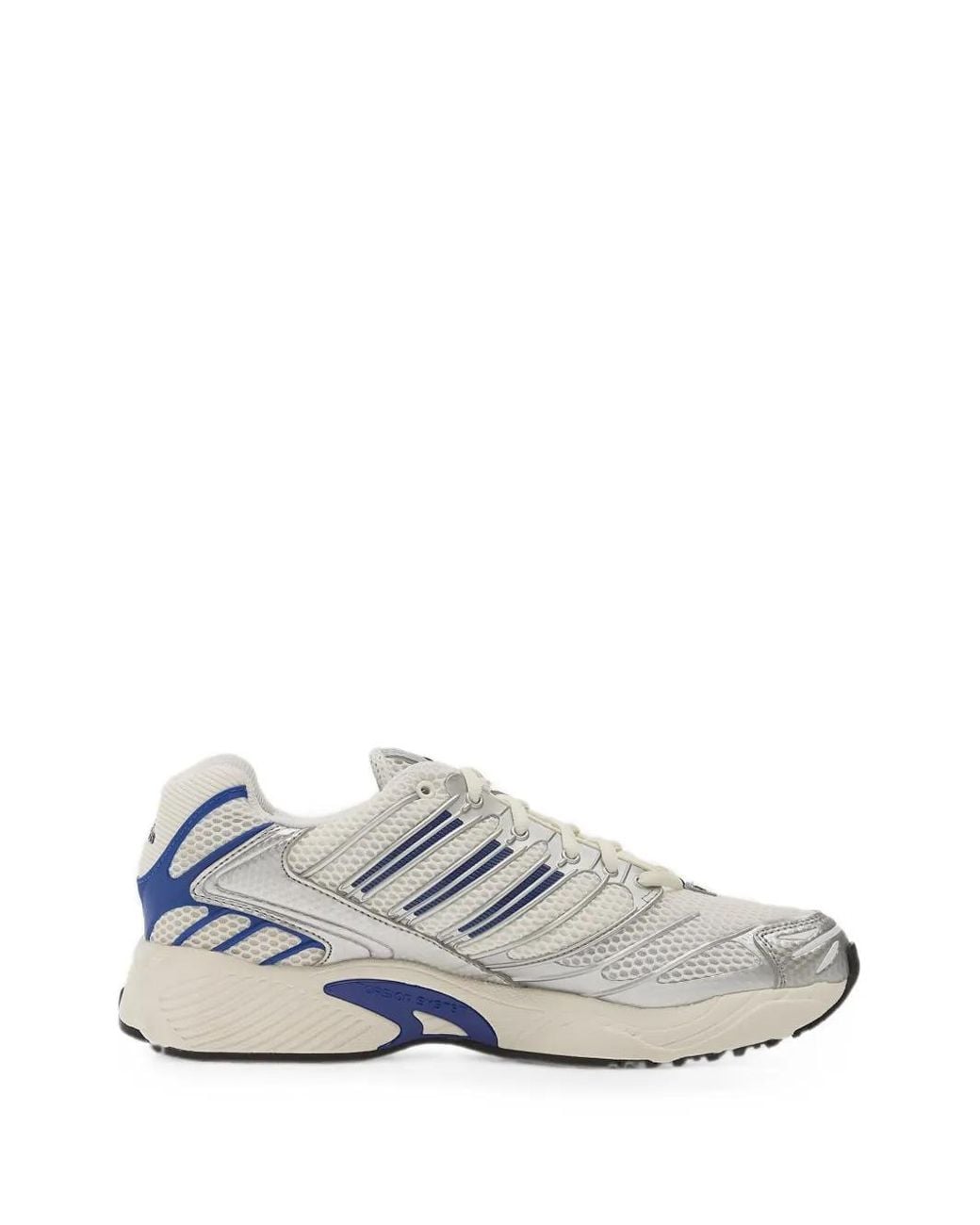 Adidas White Baskets Adistar Control 3 À Lacets