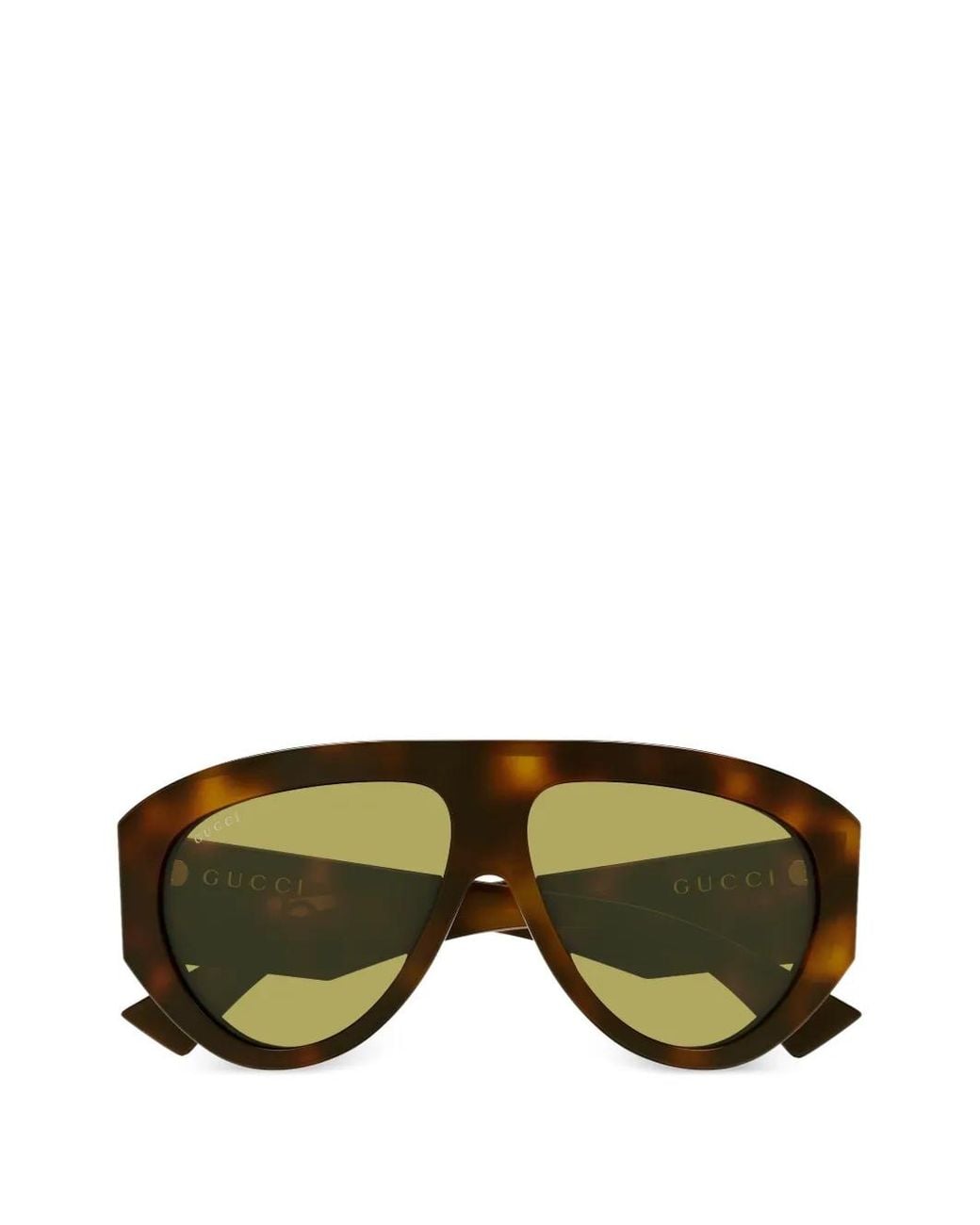 Gucci Green Pilot Sunglasses for men