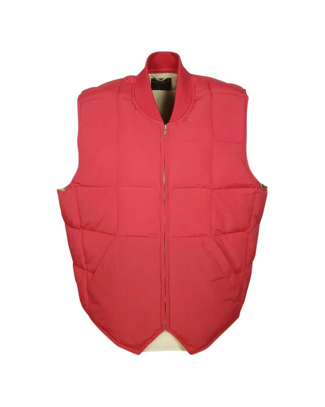 chesapeake's Red Quilted Gilet for men