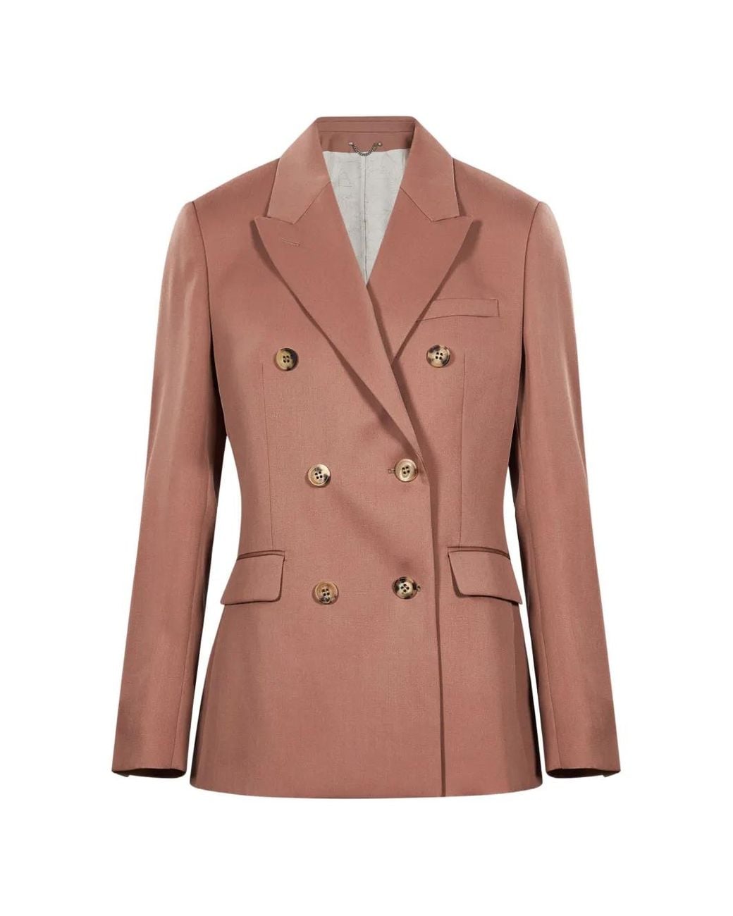Golden Goose Deluxe Brand Pink Double-Breasted Blazer