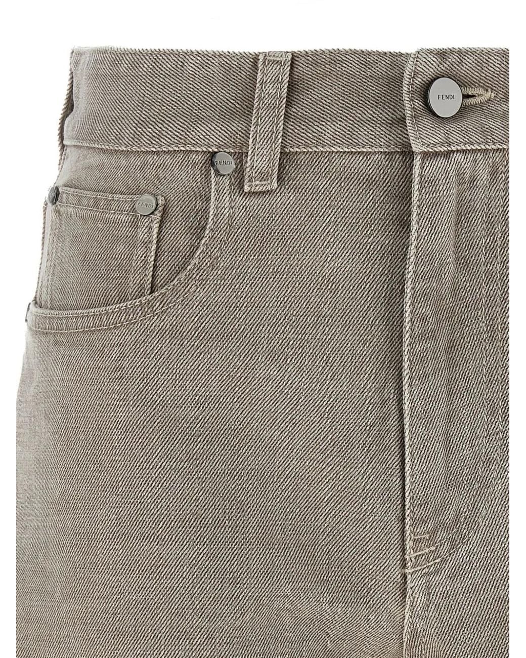 Fendi Gray Shorts