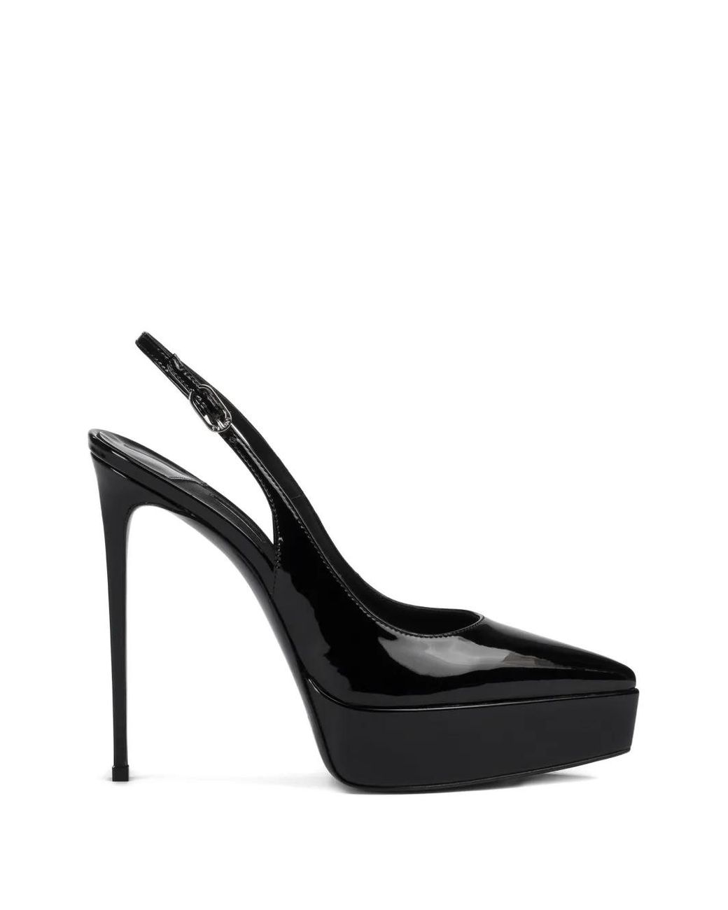 Le Silla Black Uma Slingback Pumps
