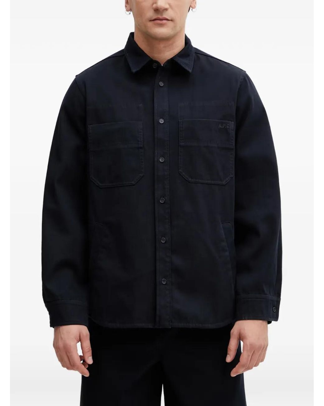 A.P.C. Blue Noah Jacket for men