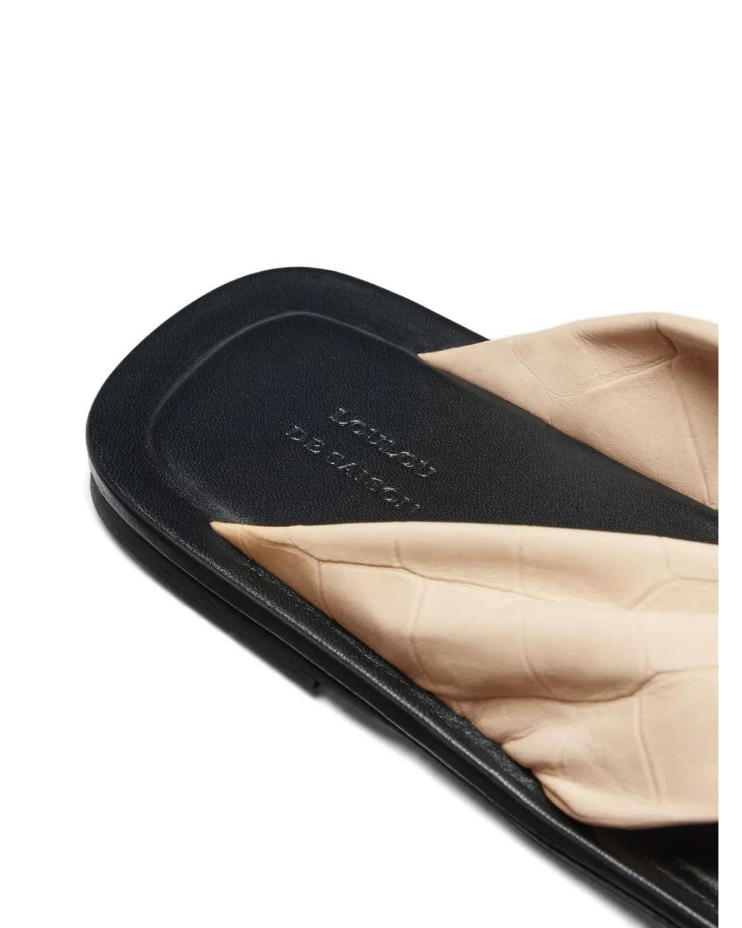 Loulou de Saison White Leather Sandals