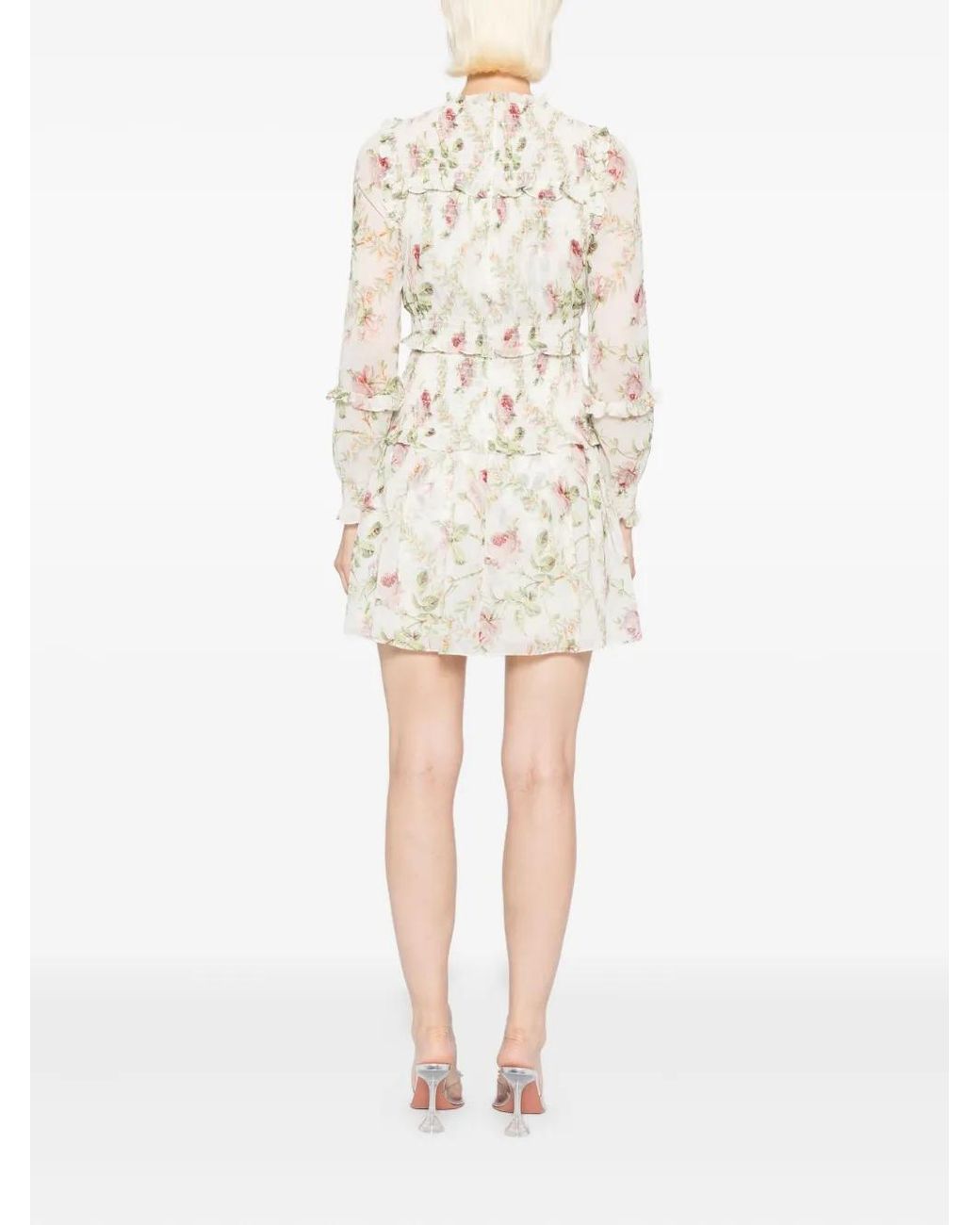 Needle & Thread Natural Emilia Mini Dress
