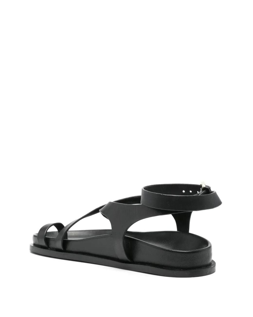 A.Emery Black The Jalen Slim Sandals