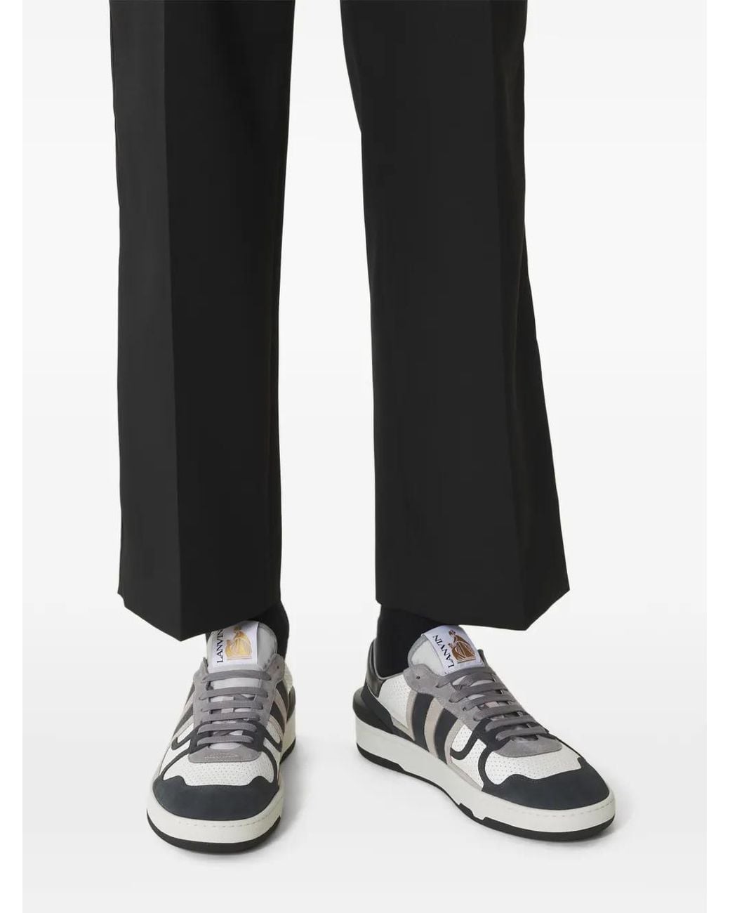 Lanvin White Clay Sneakers for men