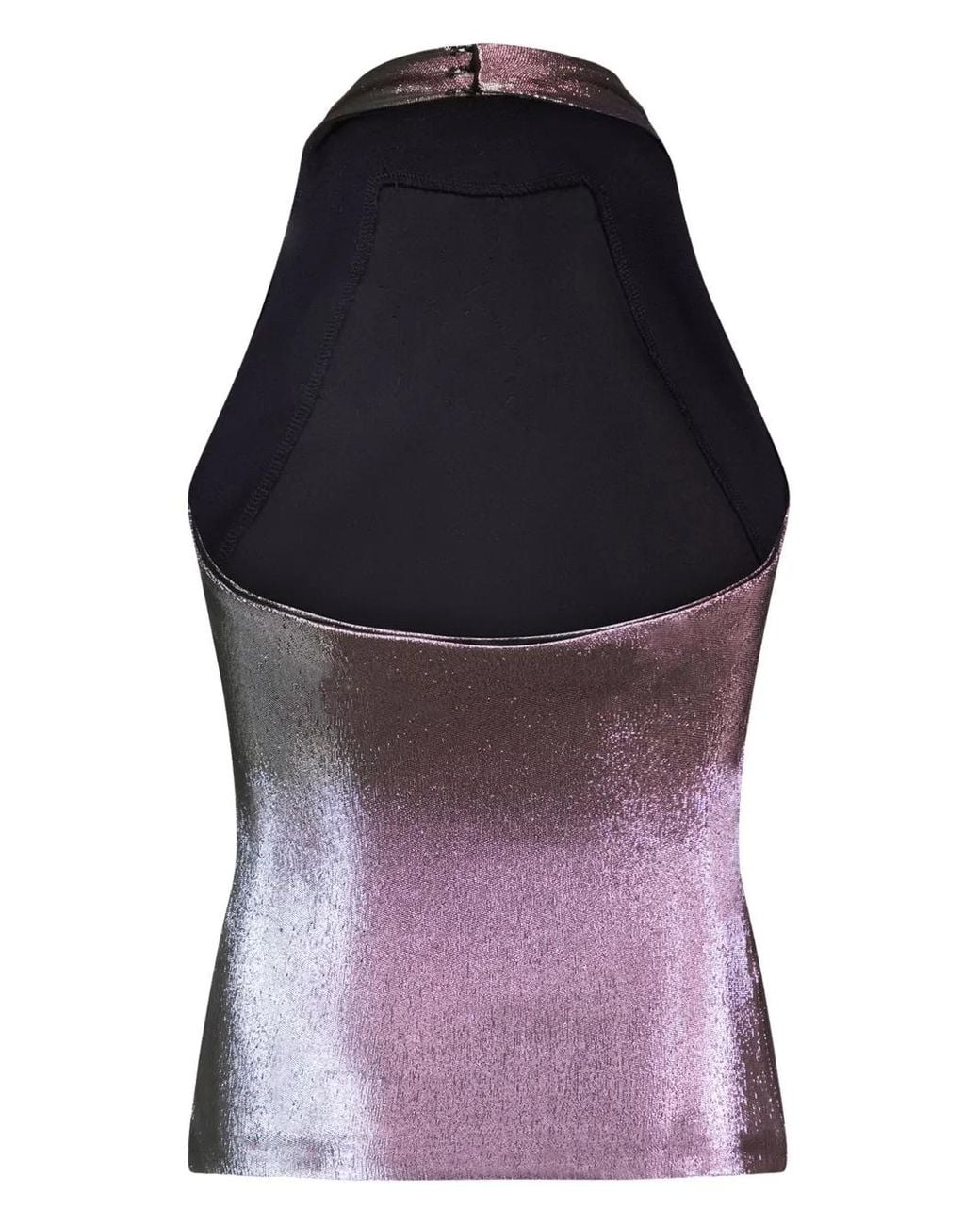 Area Purple Halterneck Top