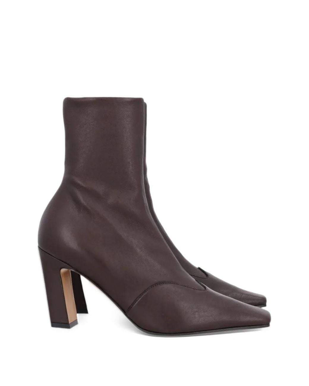 Khaite Brown Bottines Nevada Stretch