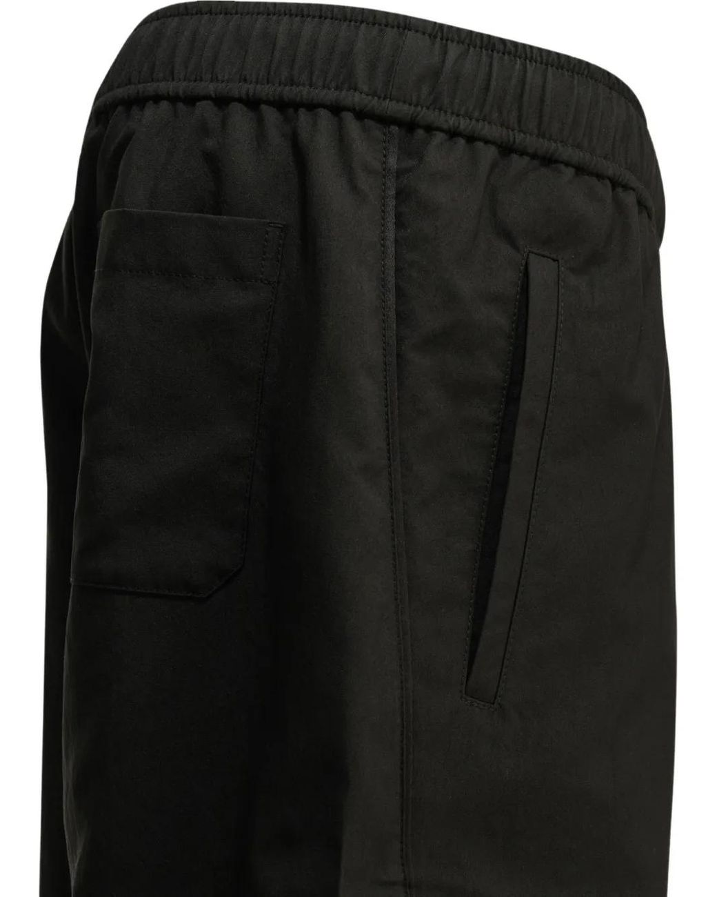 Givenchy Black Bermuda Shorts With Paris Jacquard for men