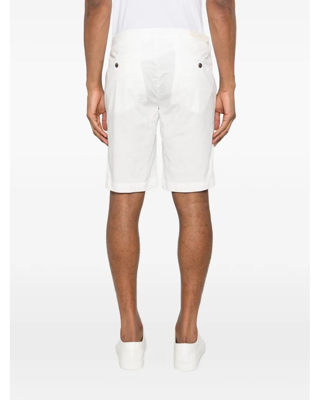 Briglia 1949 White Malibu Drawstring Shorts for men