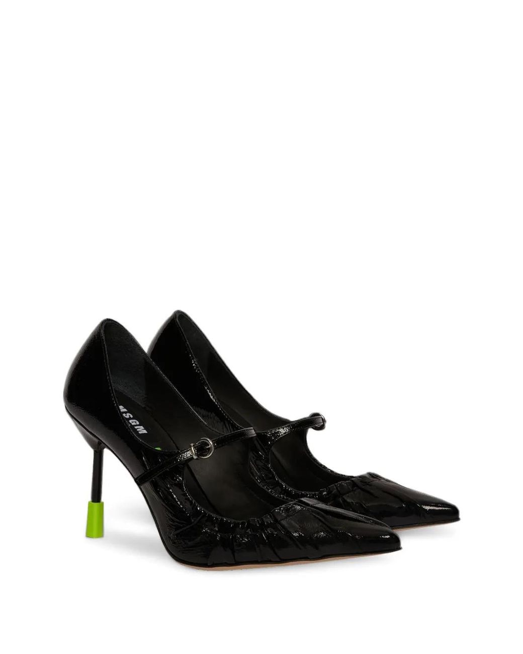 MSGM Black 90Mm Iconic Heel Pumps